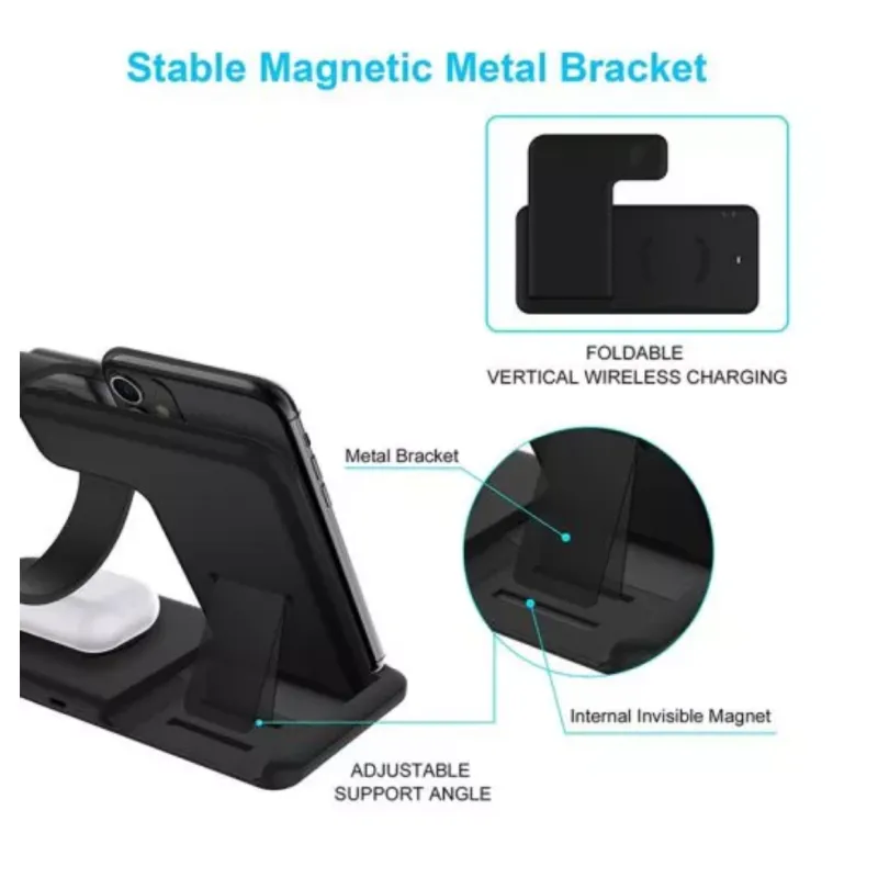 Incarcator Wireless Fast Charge 15 W red-mag.ro