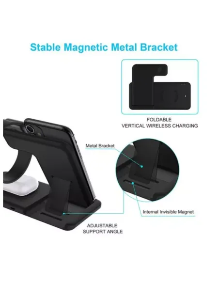 Incarcator Wireless Fast Charge 15 W red-mag.ro
