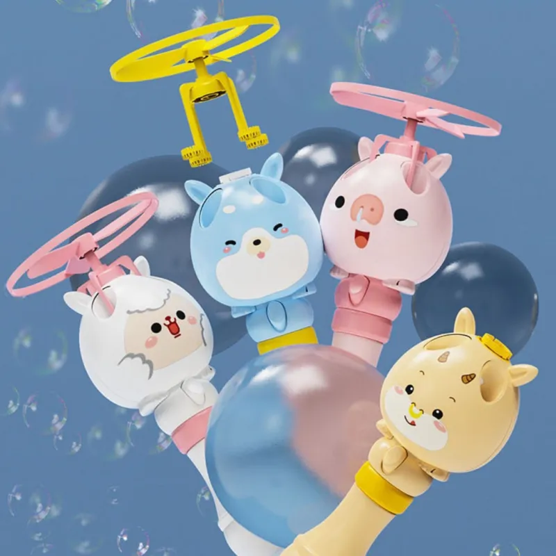 Jucarie zburatoare pentru facut baloane de sapun red-mag.ro