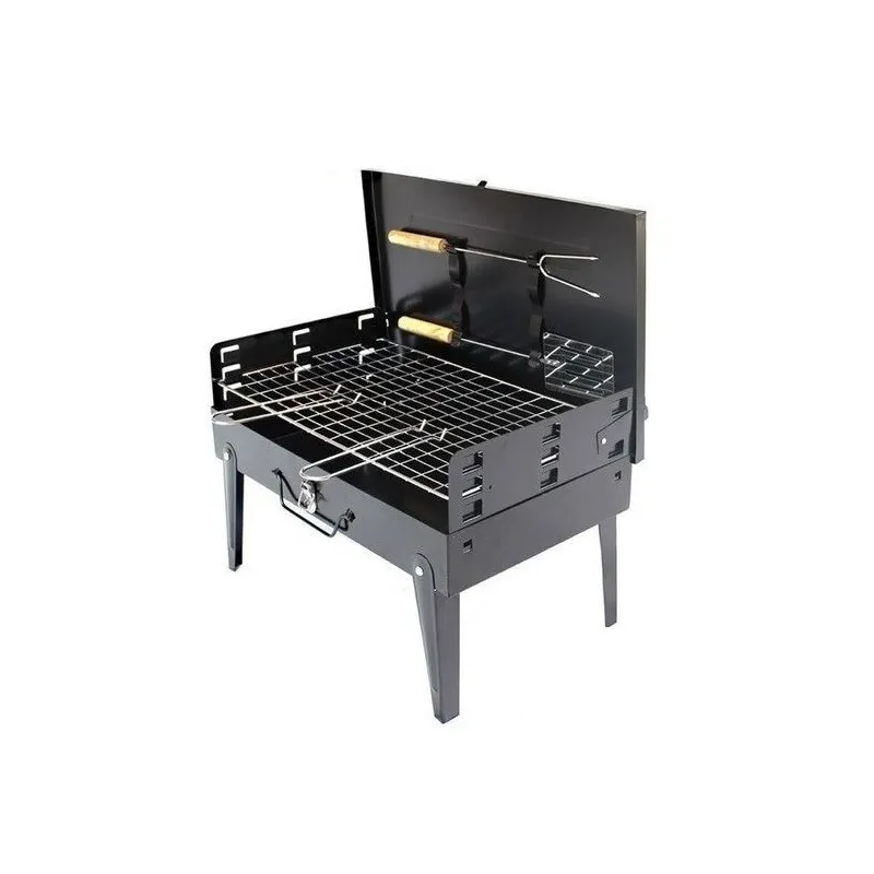 Gratar pliabil de gradina cu accesorii BBQ red-mag.ro