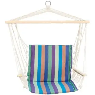 Scaun/Hamac Heinner suspendat 86x52cm, verde&mov red-mag.ro 2