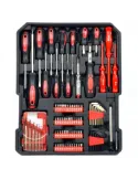 Trusa profesionala 399 piese, Chrome Vanadium red-mag.ro