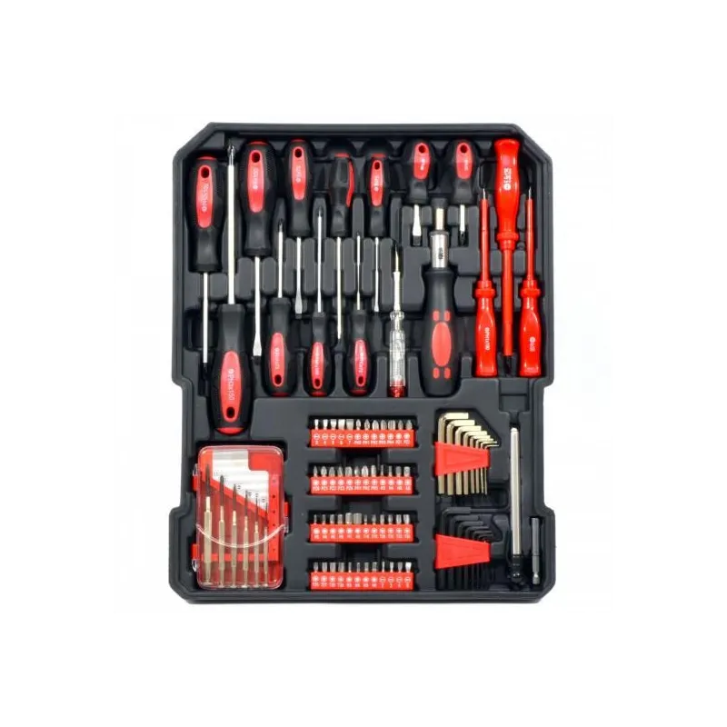 Trusa profesionala 399 piese, Chrome Vanadium red-mag.ro