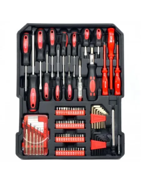 Trusa profesionala 399 piese, Chrome Vanadium red-mag.ro