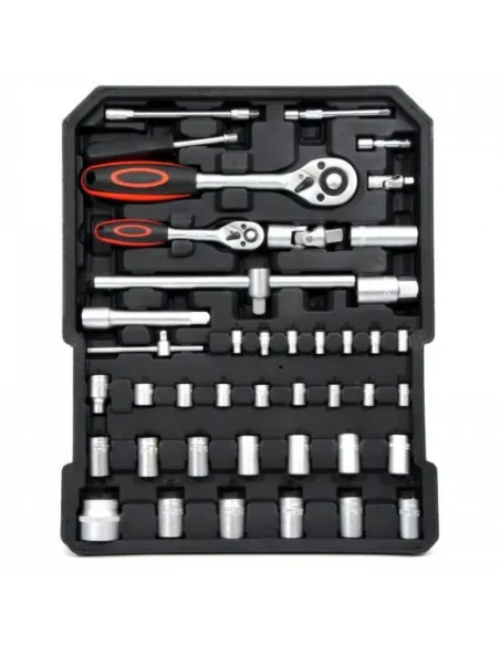 Trusa profesionala 399 piese, Chrome Vanadium red-mag.ro