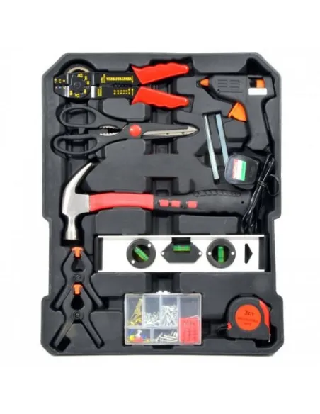 Trusa profesionala 399 piese, Chrome Vanadium red-mag.ro