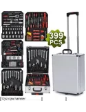 Trusa profesionala 399 piese, Chrome Vanadium red-mag.ro