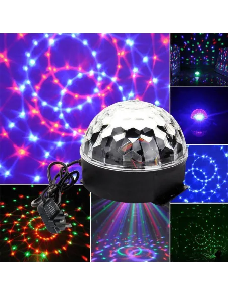 Glob Disco Led cu telecomanda si Redare Audio MP3 + Stick cadou