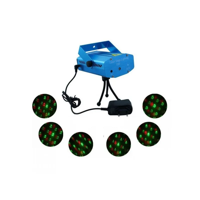 Mini Proiector laser cu 2 diode - rosu si verde red-mag.ro