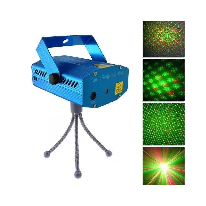 Mini Proiector laser cu 2 diode - rosu si verde red-mag.ro