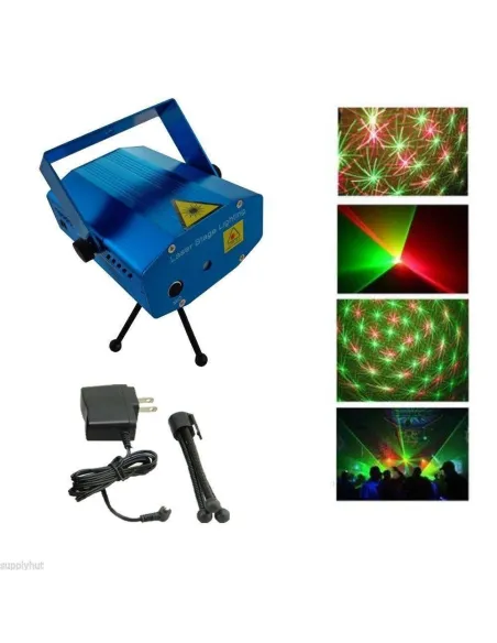 Mini Proiector laser cu 2 diode - rosu si verde red-mag.ro