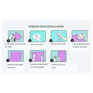 Folie electrostatica pentru geam, 45 x 200, model Leaf 2