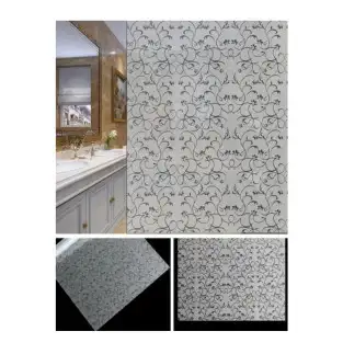 Folie electrostatica pentru geam, 45 x 200, model Leaf