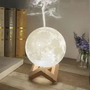 Lampa de veghe cu umidificlator, Luna DEKA Moon 3D, 880 m 2