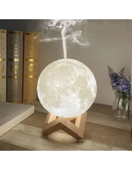 Lampa de veghe cu umidificlator, Luna DEKA Moon 3D, 880 m