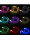 Lumini ambientale auto 6M neon RGB, aplicatie prin Bluetooth