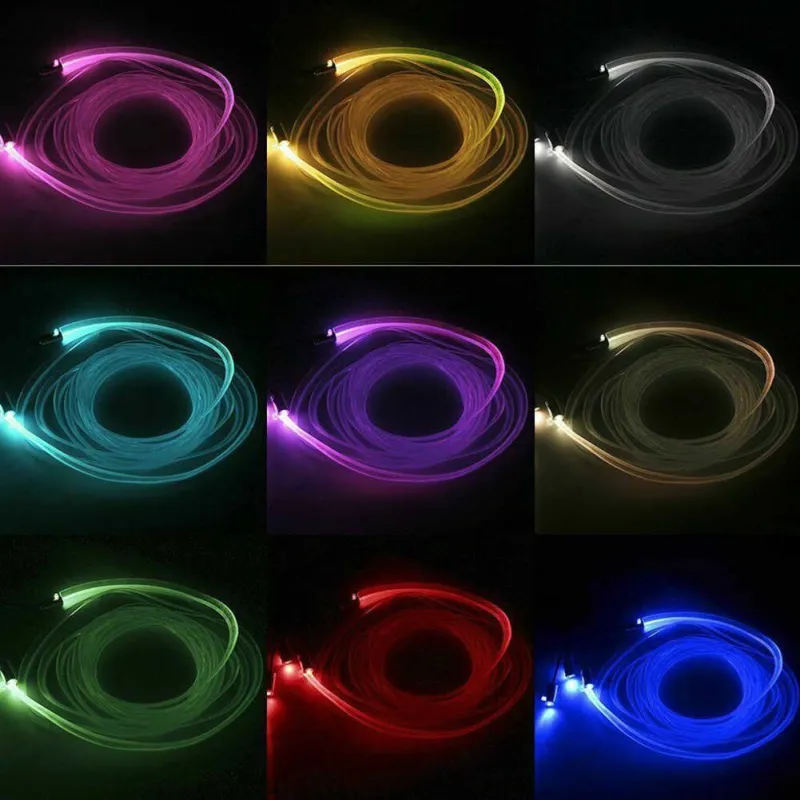 Lumini ambientale auto 6M neon RGB, aplicatie prin Bluetooth