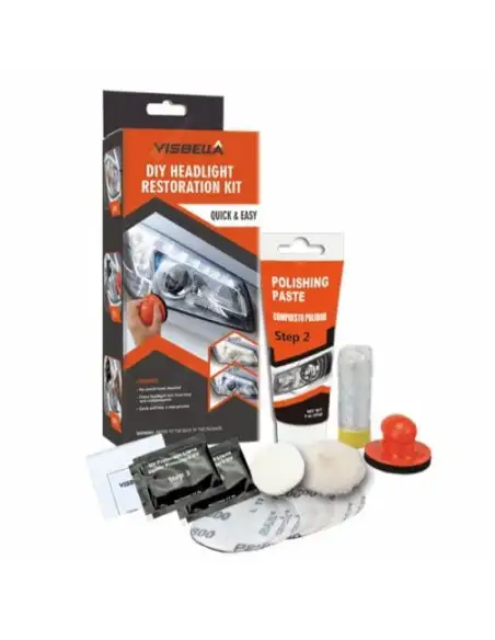Set de restaurare polis faruri, VISBELLA HEADLIGHT red-mag.ro