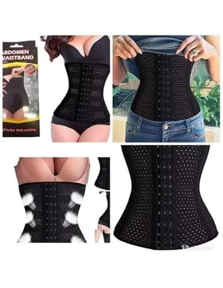 Corset pentru modelarea corpului, waist trainer, cu inchidere