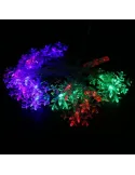 Instalatie 40 led fulgi nea, 6m, colorat red-mag.ro