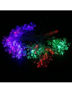 Instalatie 40 led fulgi nea, 6m, colorat red-mag.ro 2