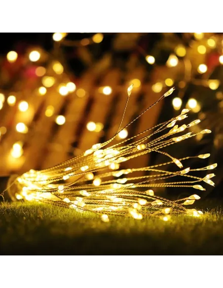 Instalatie tip artificii din cupru, 5 buc x 100