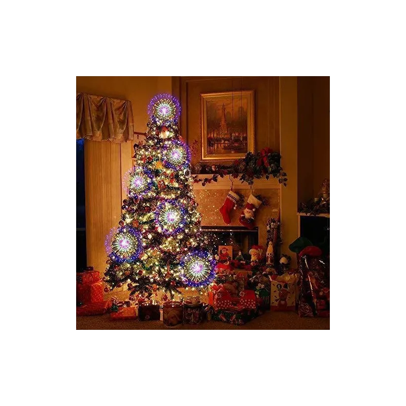 Instalatie tip artificii din cupru, 5 buc x 100