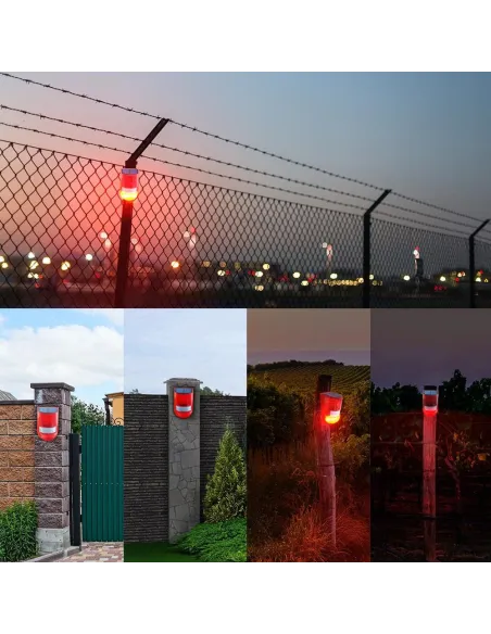 Alarma solara cu senzor de miscare, Andowl Q-A233B red-mag.ro