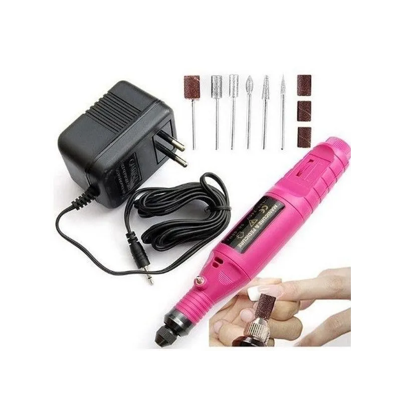 Pila electrica de unghii cu 6 capete, ideala pentru