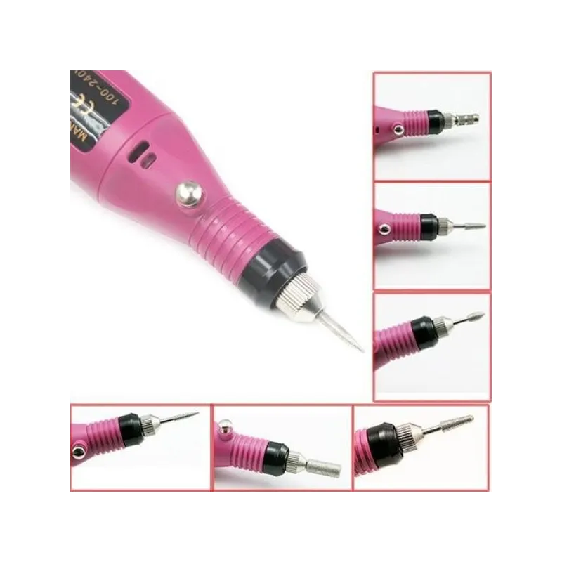 Pila electrica de unghii cu 6 capete, ideala pentru