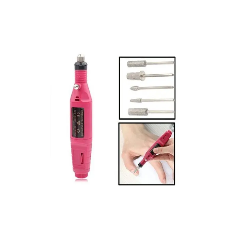 Pila electrica de unghii cu 6 capete, ideala pentru