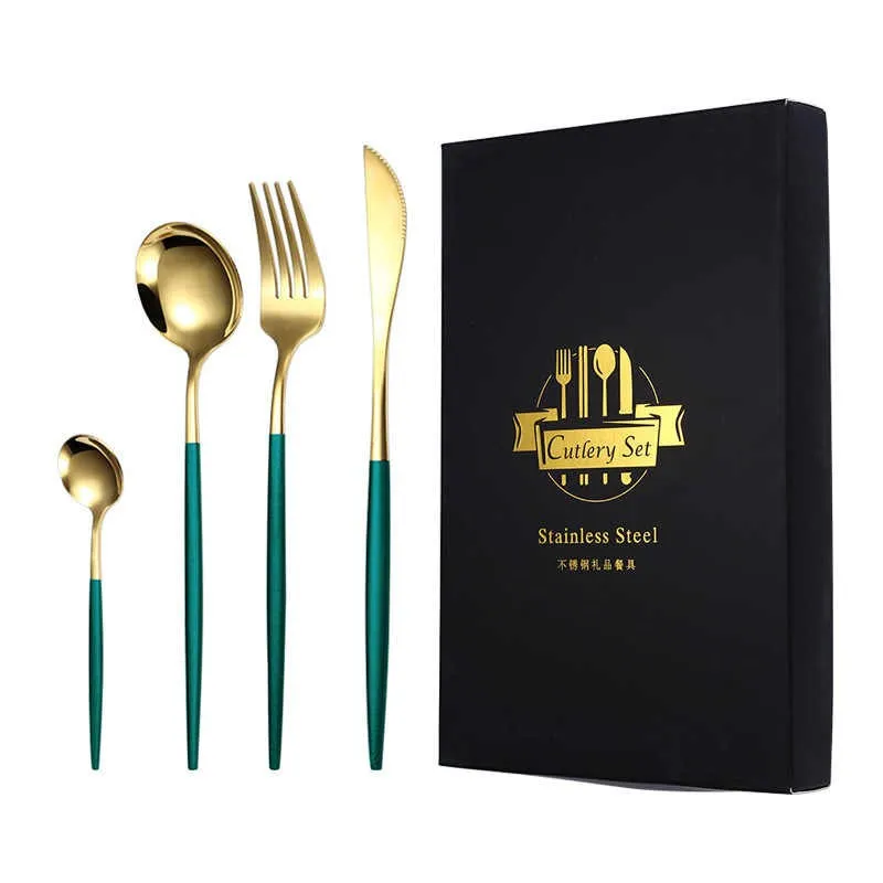 Set 4 tacamuri DeLuxe Roz / Turcoaz, 28.3 x 14.7 x 4.5 cm