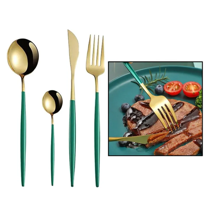 Set 4 tacamuri DeLuxe Roz / Turcoaz, 28.3 x 14.7 x 4.5 cm