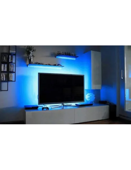 Banda LED RGB iluminare fundal TV 5m telecomanda red-mag.ro