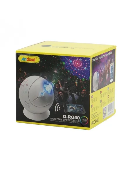 Lampa proiector cu telecomanda, lumini laser RGB, Andowl Q-RG50