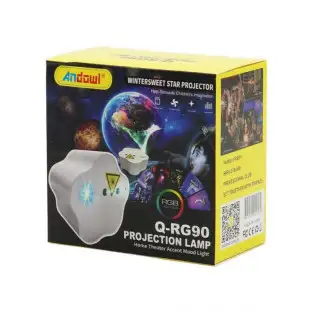 Lampa proiector cu telecomanda, lumini laser RGB, Andowl Q-RG90