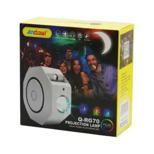 Lampa proiector cu telecomanda, lumini laser RGB, Andowl Q-RG70 2