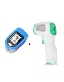 Termometru frontal noncontact + Aparat Pulsoximetru red-mag.ro