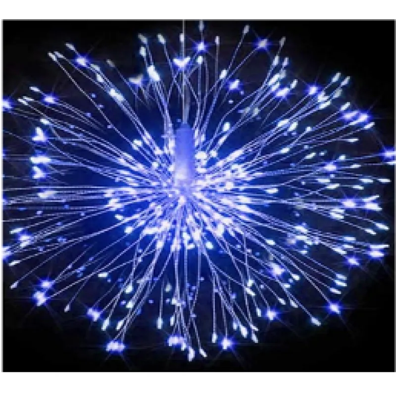 Instalatie tip artificii, 96 LED, fir cupru, interconectabila