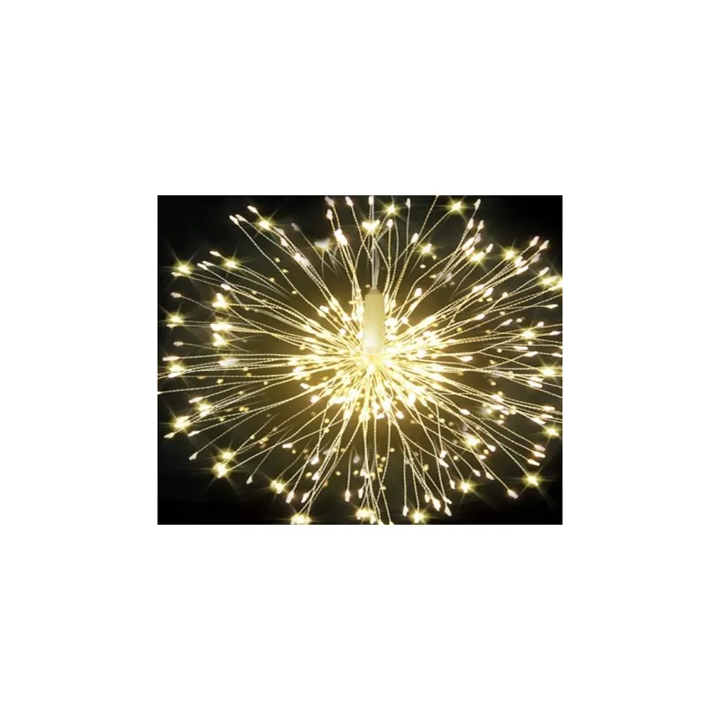 Instalatie tip artificii, 96 LED, fir cupru, interconectabila
