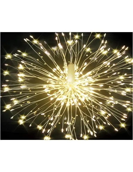 Instalatie tip artificii, 96 LED, fir cupru, interconectabila