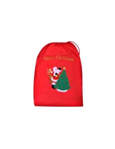 Sac pentru Mos Craciun, Rosu, 53x78 cm red-mag.ro