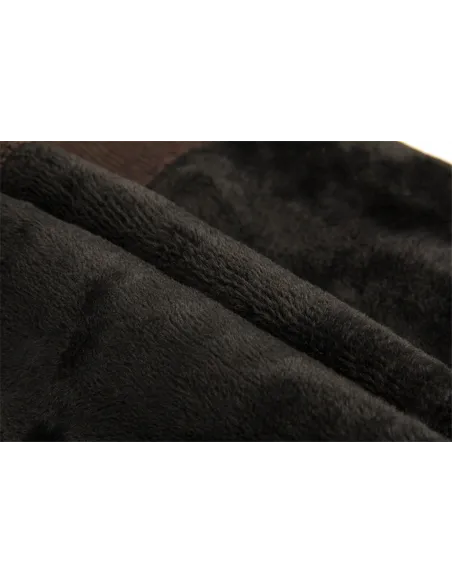 Set 2 perechi colanti grosi, imblaniti,cu cusatura red-mag.ro