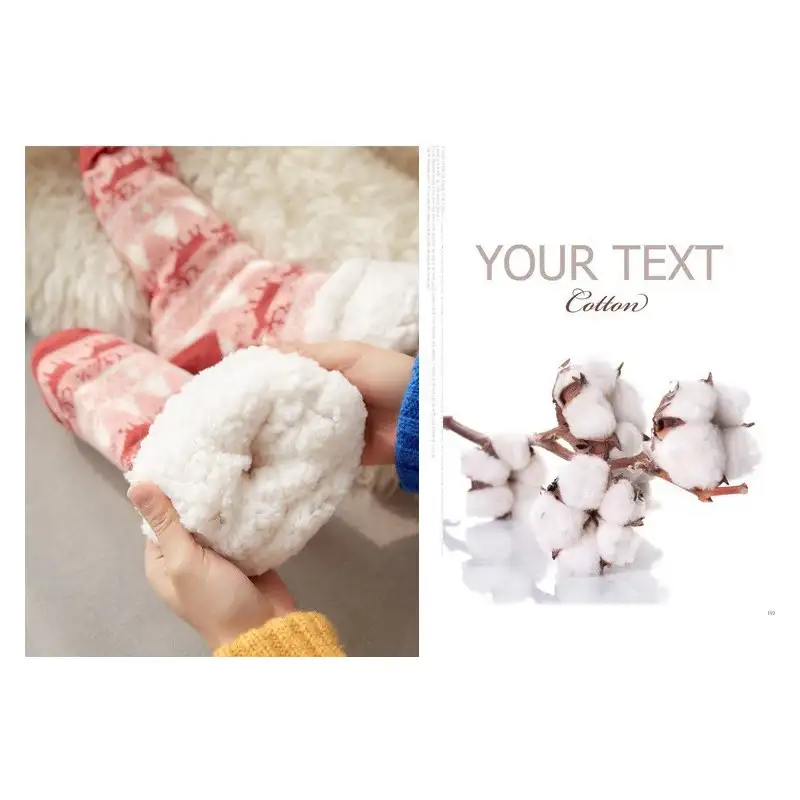 Set 2 perechi de ciorapi cu interior imblanit, Model Winter