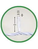 Instalatie premium Flippy de exterior, tip franjuri/ turturi cu