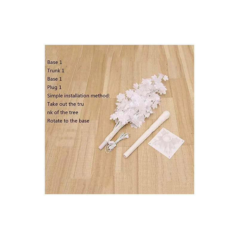 Copac decorativ sarbatori, Alb, iluminat 160 LED, 180 cm