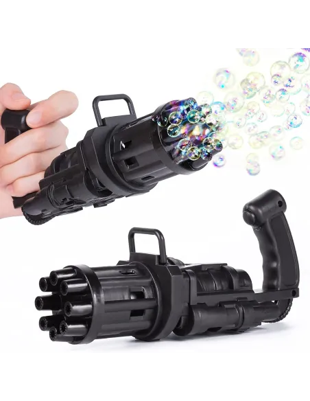 Pistol mini gun baloane sapun cu 8 găuri red-mag.ro