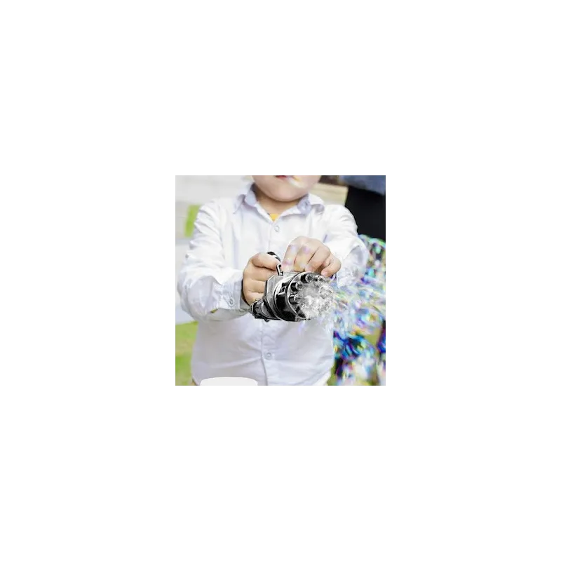 Pistol mini gun baloane sapun cu 8 găuri red-mag.ro