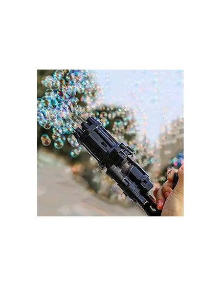 Pistol mini gun baloane sapun cu 8 găuri red-mag.ro