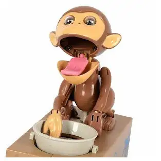 Pusculita interactiva in forma de maimuta red-mag.ro 2